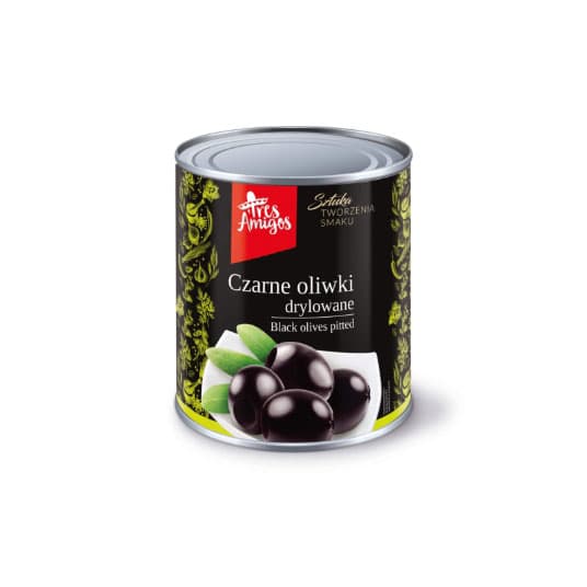 Czarne oliwki drylowane