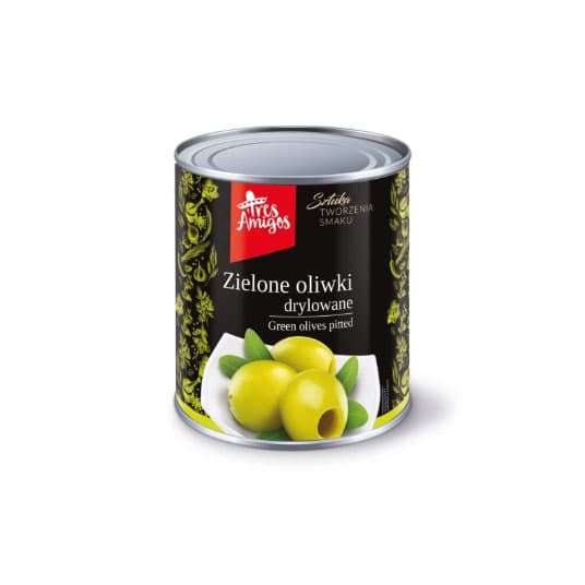 Zielone oliwki drylowane